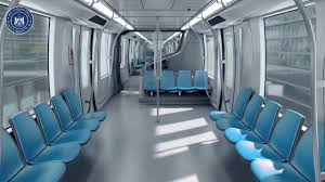 التصميم الداخلي لقطار المونوريل